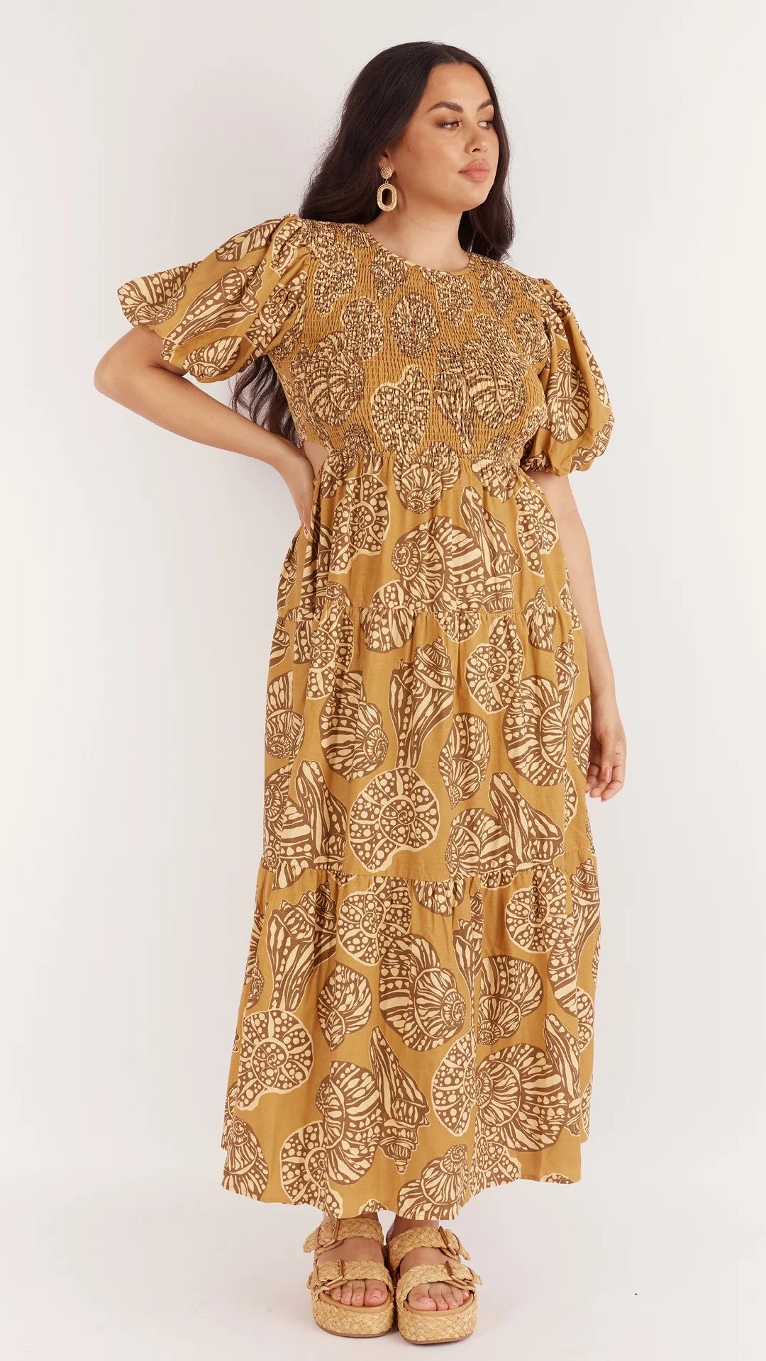 Rita Maxi Dress - Sea Change Print-Sunshines Bliss