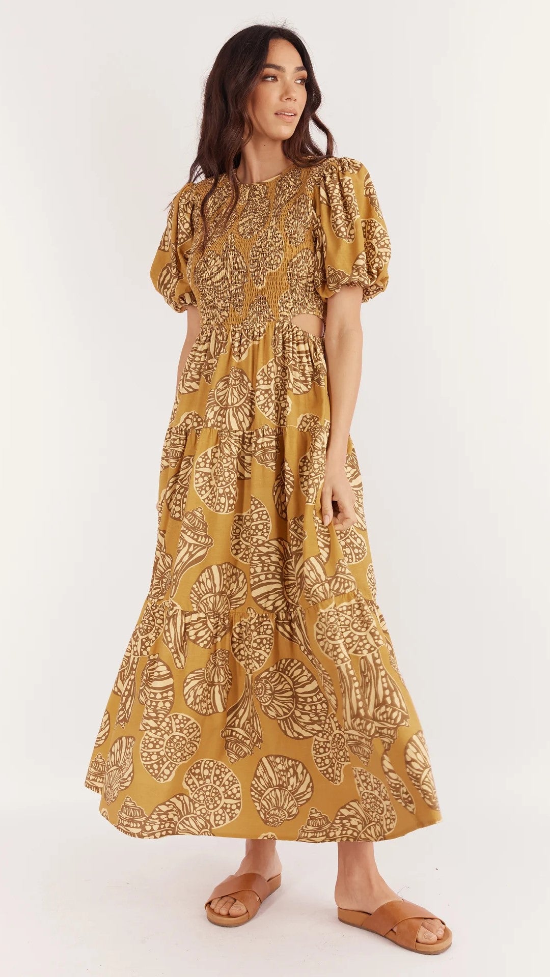 Rita Maxi Dress - Sea Change Print-Sunshines Bliss