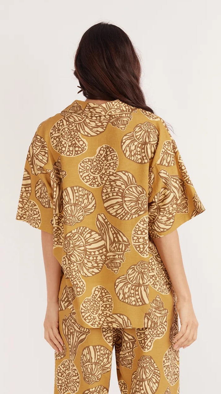 San Remo Shirt - Sea Change Print-Sunshines Bliss