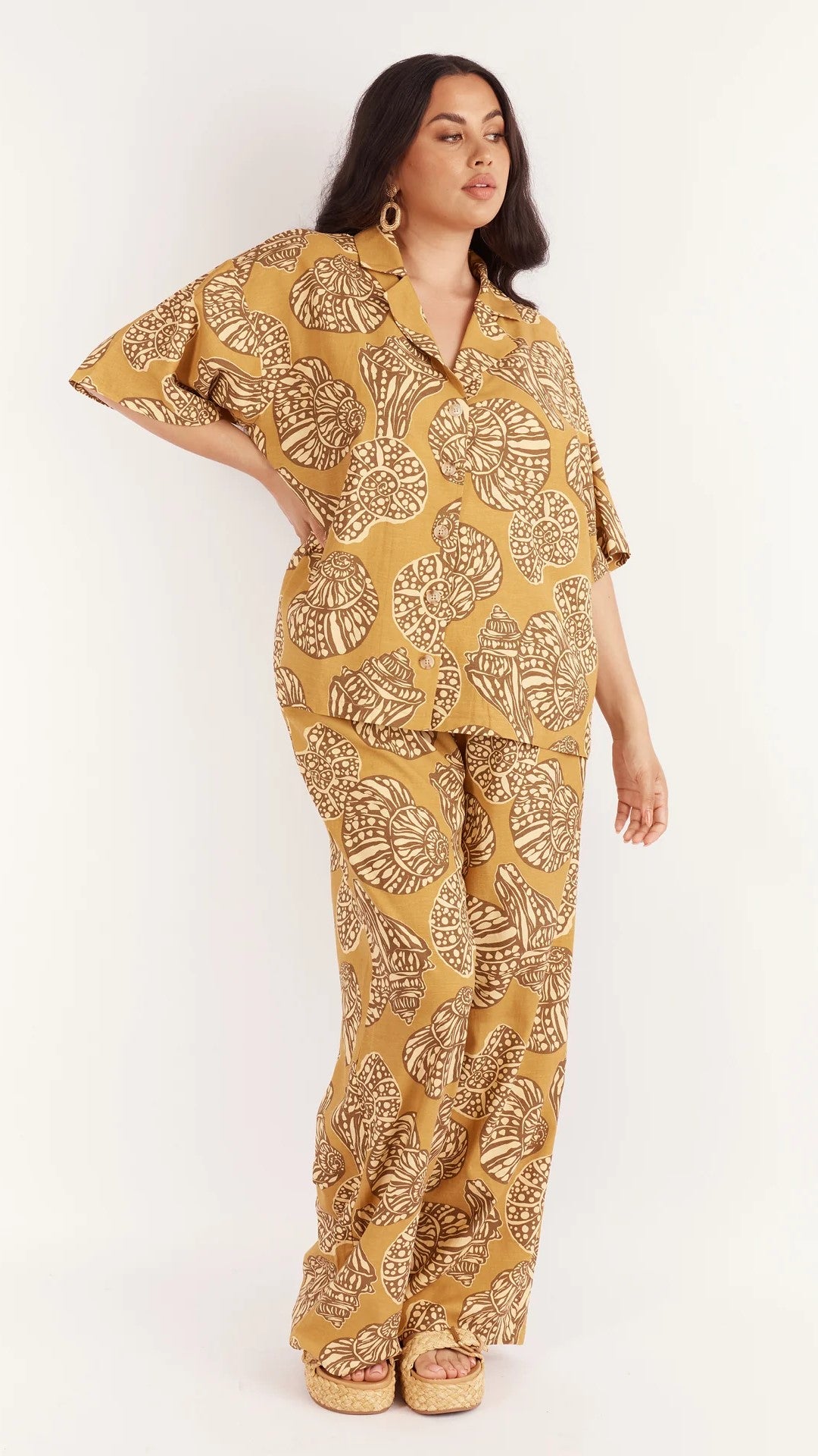 San Remo Shirt - Sea Change Print-Sunshines Bliss