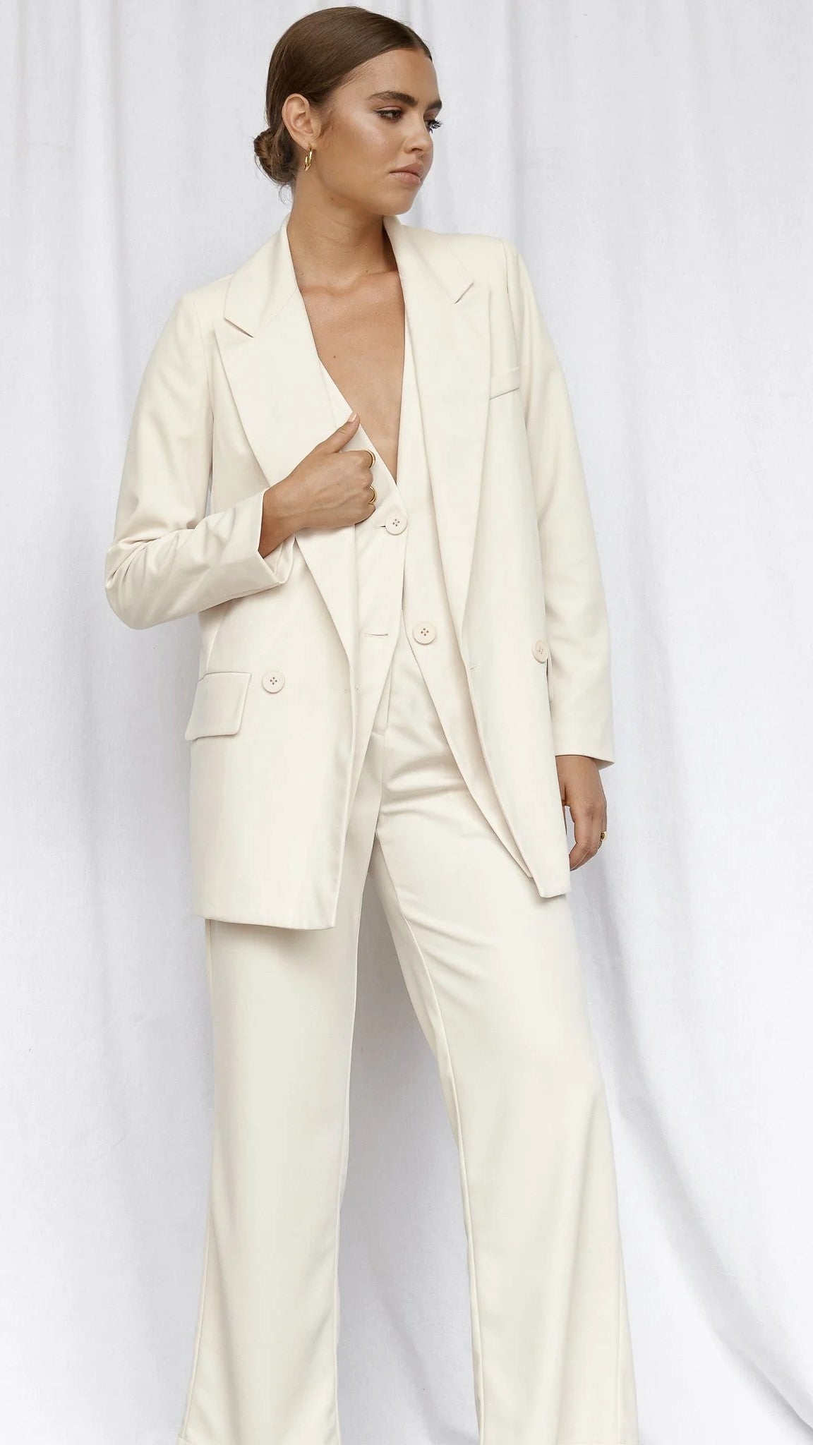 Brooklyn Blazer - Cream-Sunshines Bliss