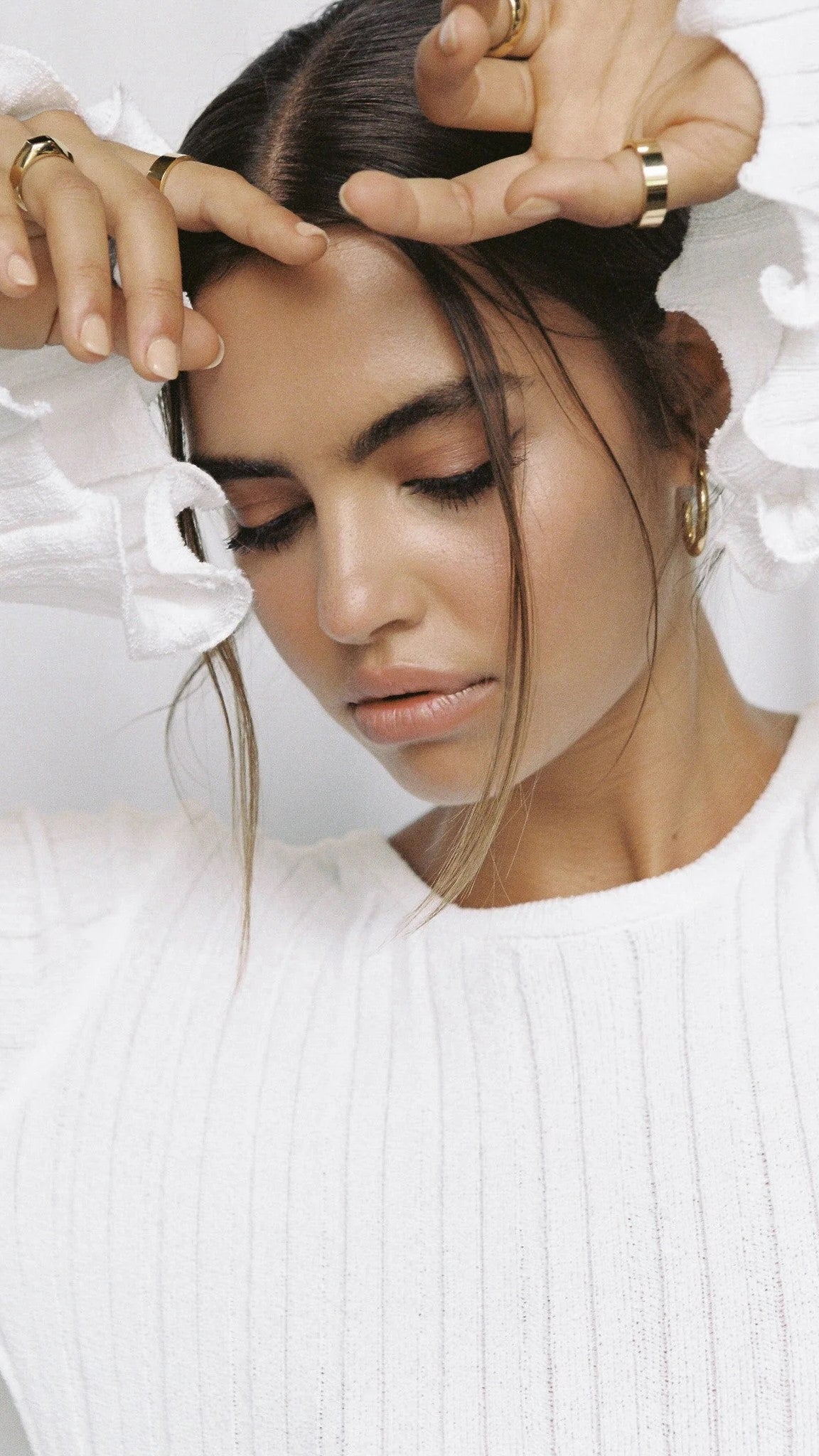 Baha Long Sleeve Dress - White-Sunshines Bliss