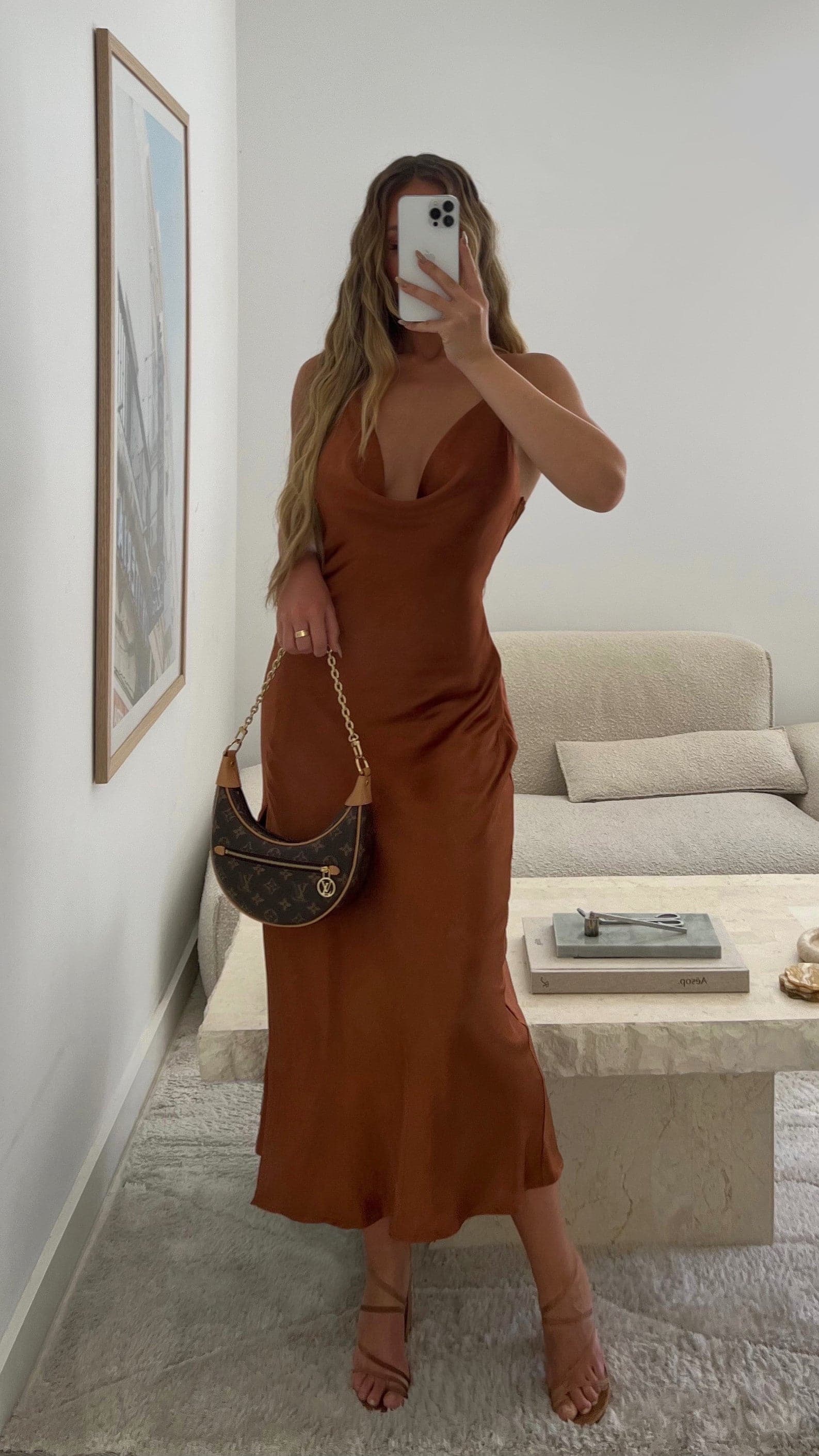 Sian Maxi Dress - Rust-Sunshines Bliss