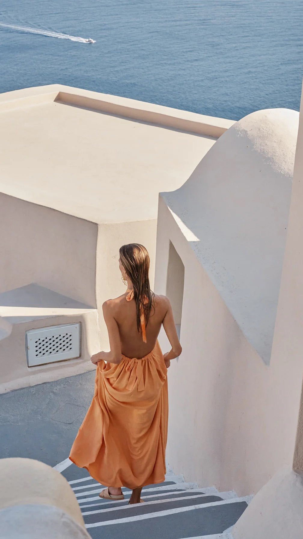 Tamra Maxi Dress - Sunset Orange-Sunshines Bliss