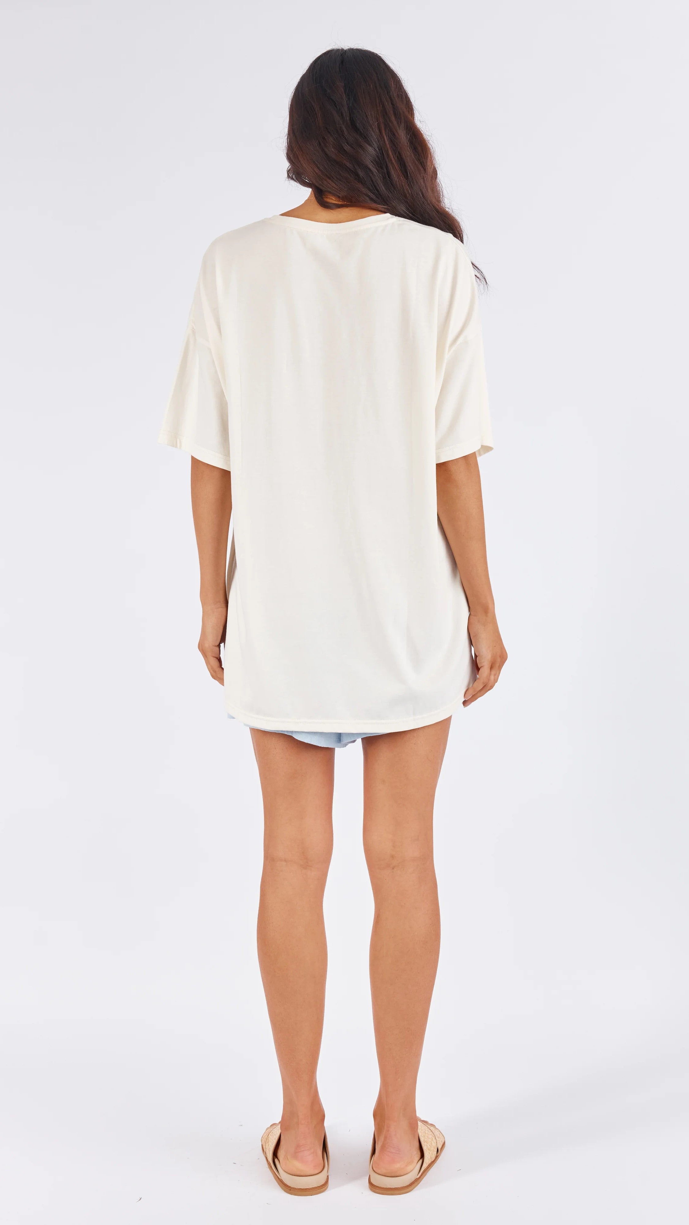 Thalassa Tee - Sea Blue-Sunshines Bliss