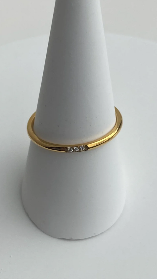 Minimal Ring - Gold-Sunshines Bliss