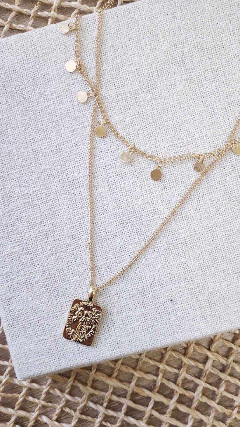 Alice Pendant Necklace - Gold-Sunshines Bliss