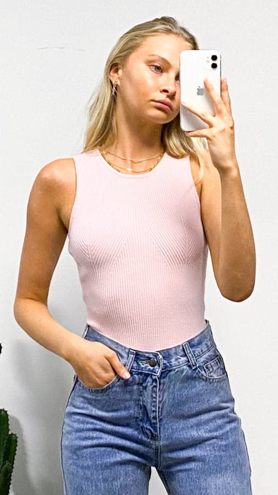 Laney Tank - Soft Pink-Sunshines Bliss