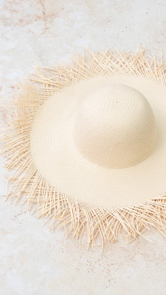 Cove Straw Hat - Cream-Sunshines Bliss