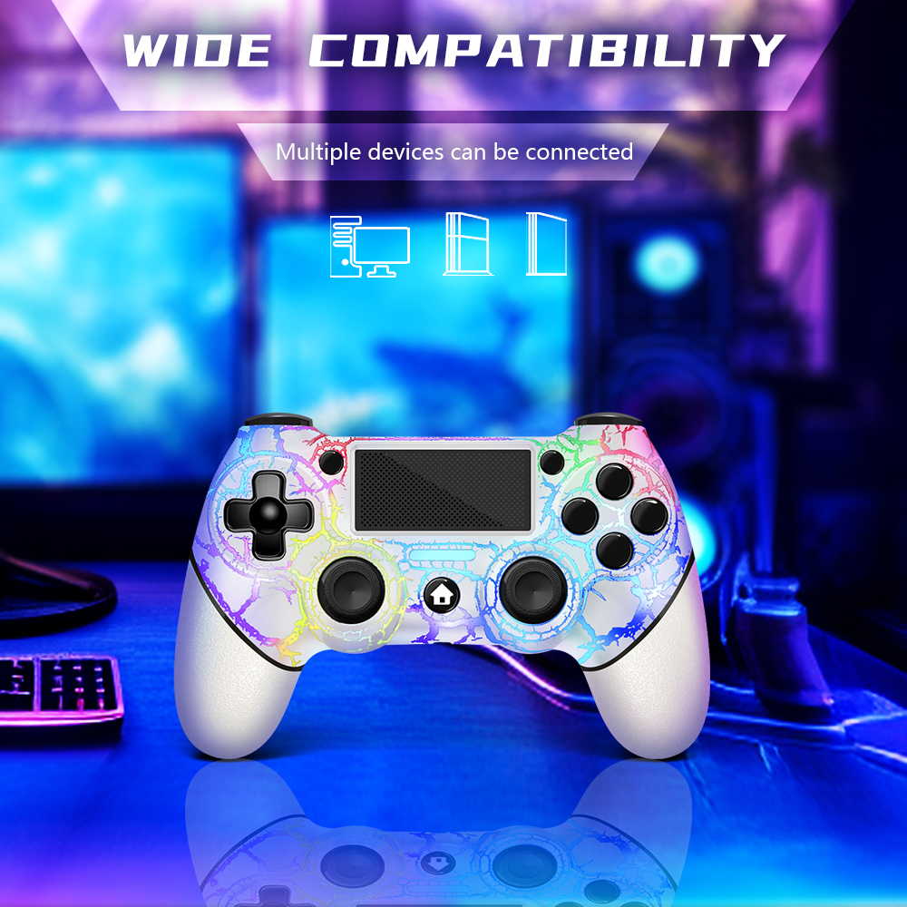 ACE Gamer PLAY Wireless  Game Controller for P4-WHITE