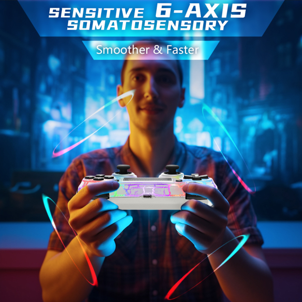 ACE Gamer PLAY Wireless  Game Controller for P4-WHITE