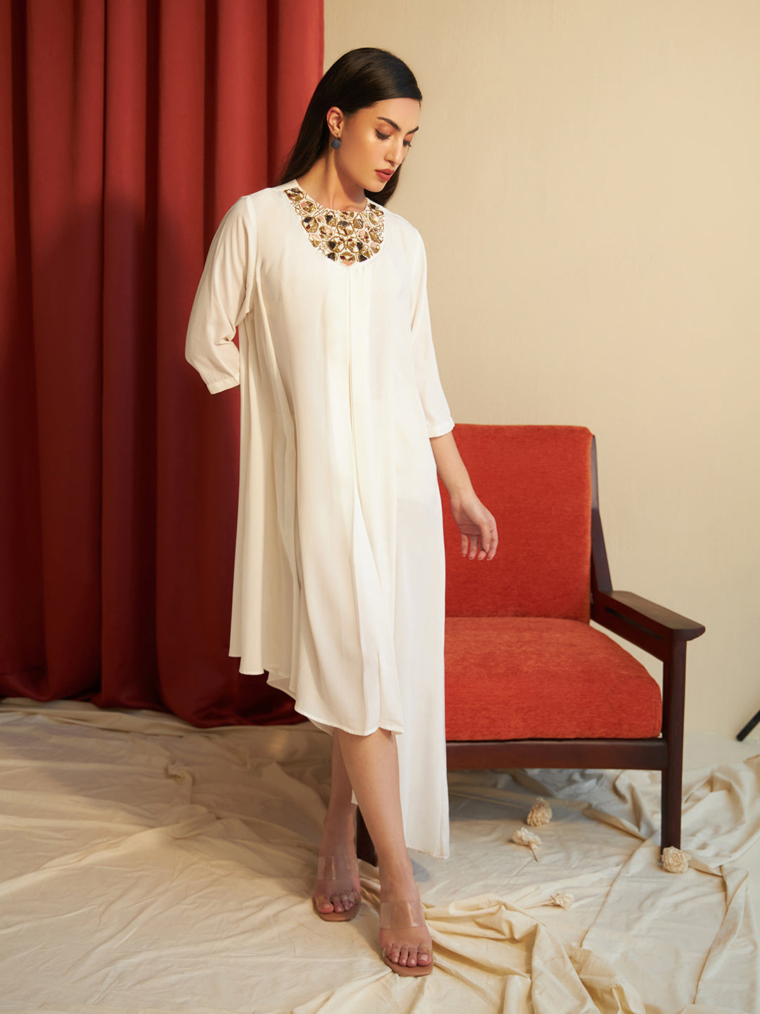 TRYST WHITE DRESS