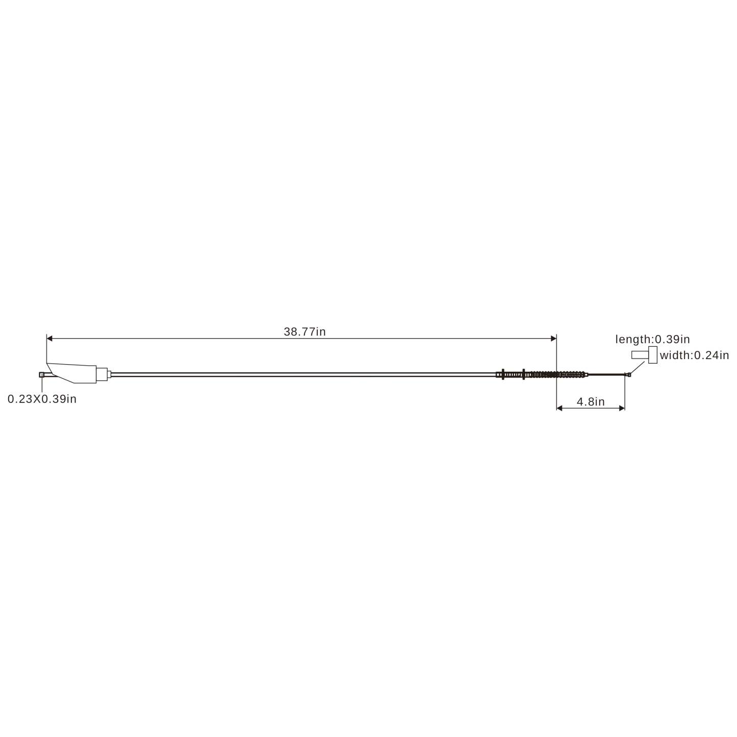 Желтый Провод Сцепления CB