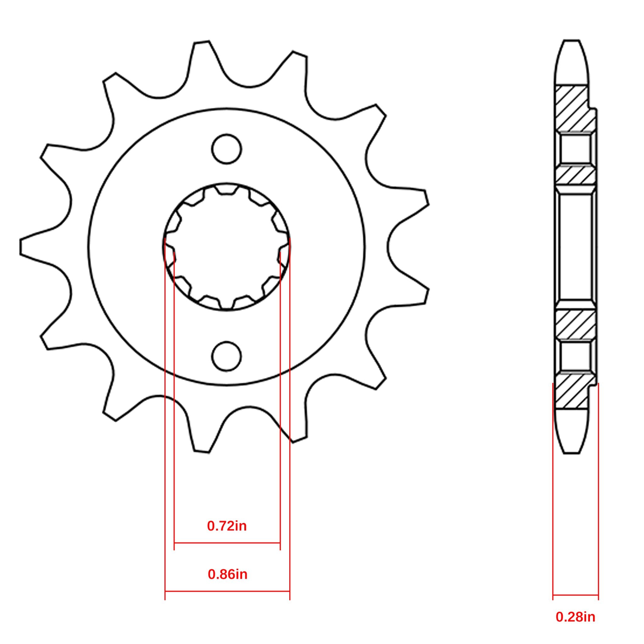 Передняя Звезда Под Мотоцикл Honda