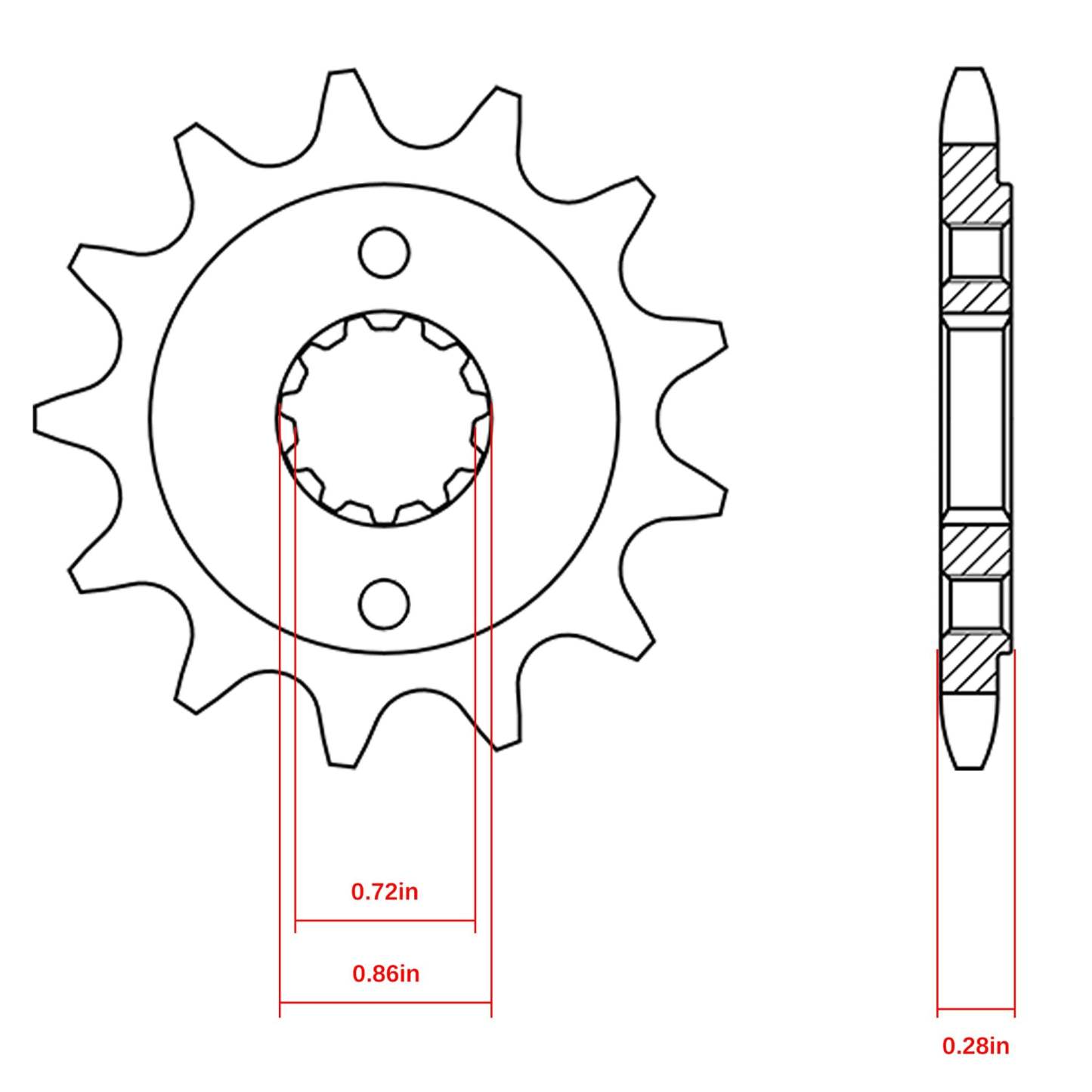 Передняя Звезда Под Мотоцикл Honda