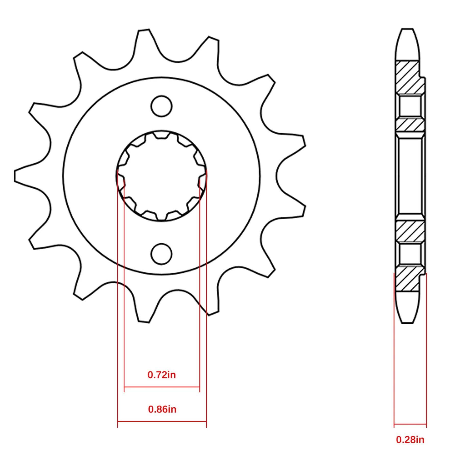 Передняя Звезда Под Мотоцикл Honda