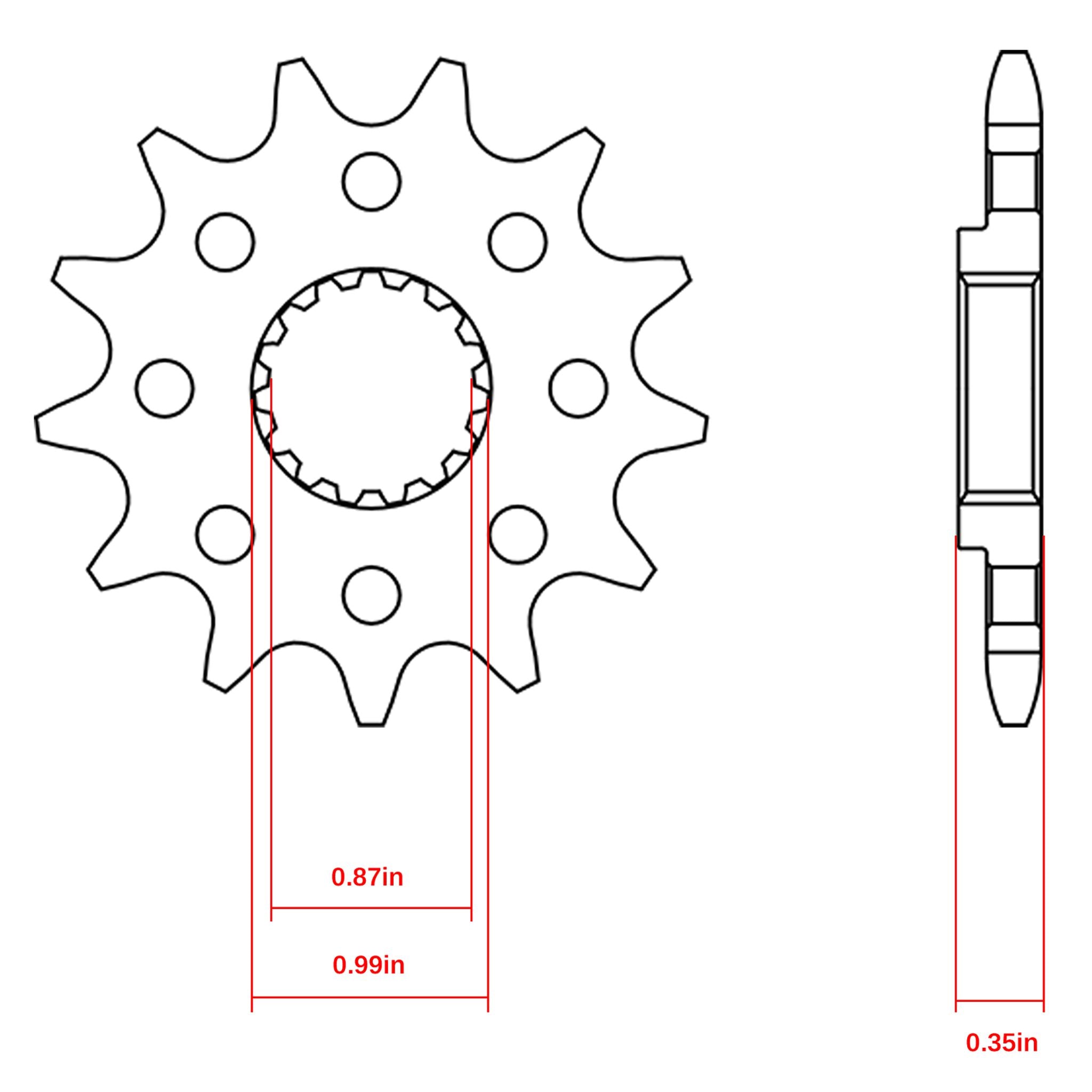 Передняя Звезда Под Мотоцикл KTM