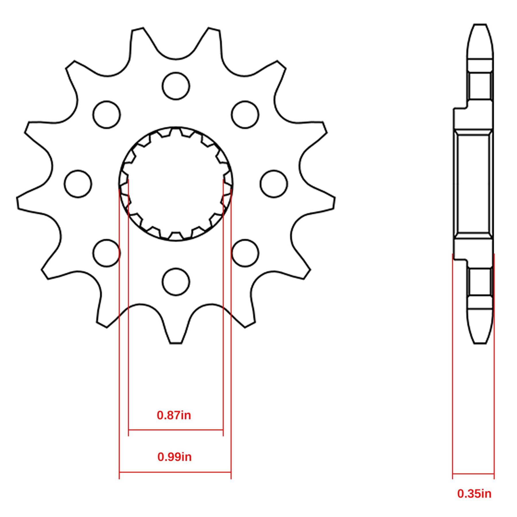 Передняя Звезда Под Мотоцикл KTM
