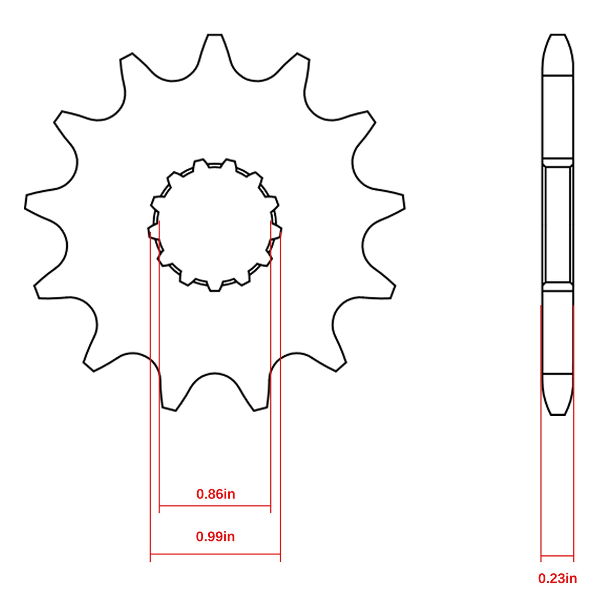 Передняя Звезда Под Мотоцикл Yamaha