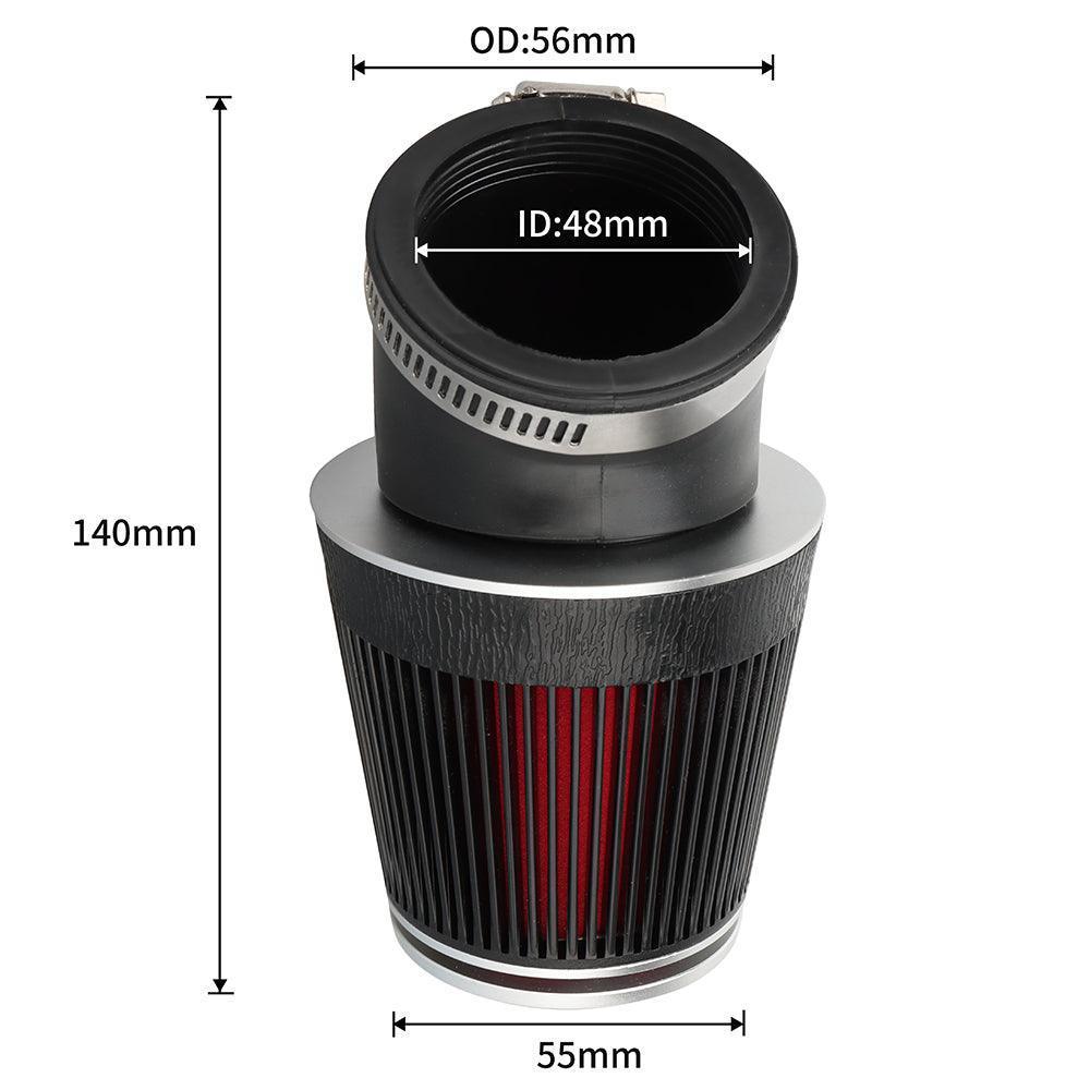 High Air Flow Clip Angle Cone Air Filter - NIBBIRACING