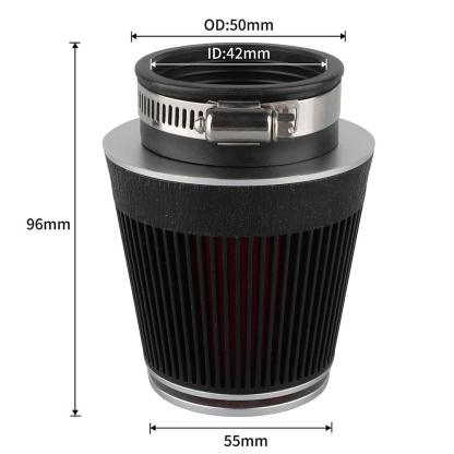 High Air Flow Straight Cone Air Filter - NIBBIRACING