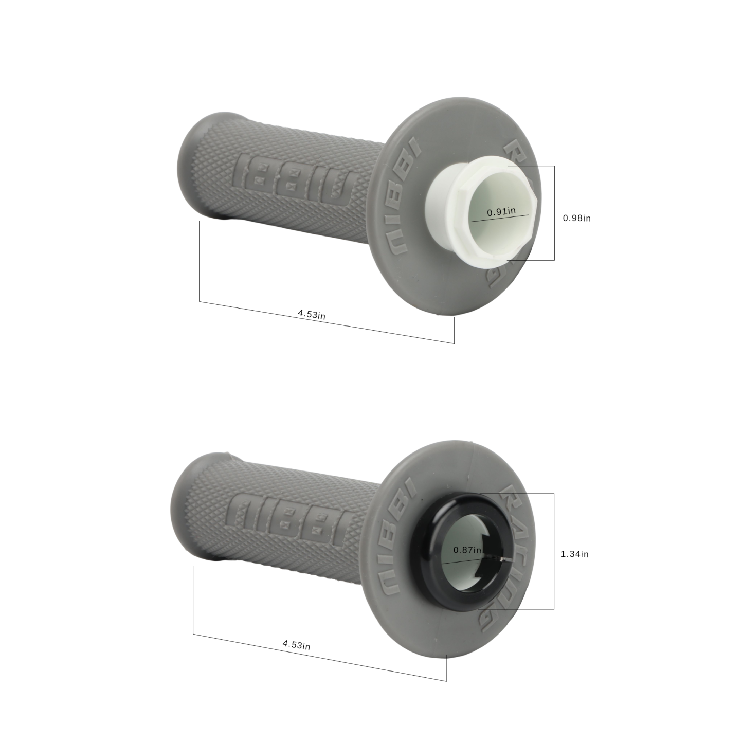 Серый Грипсы Lock-on