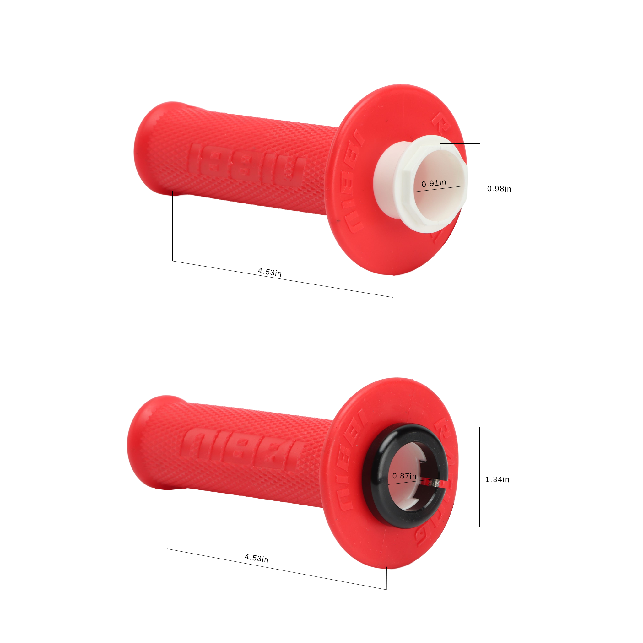 Красный Грипсы Lock-on