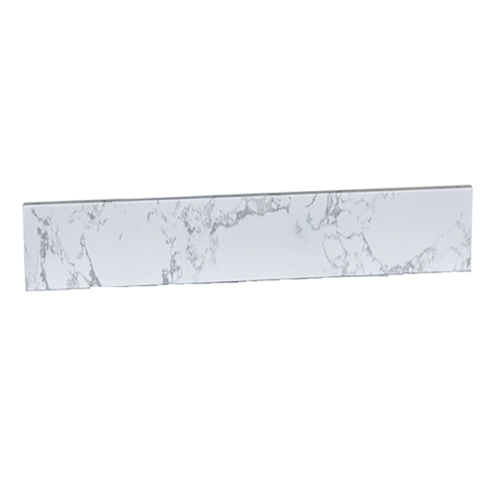 Montary® 31" Carrara White Engineered Stone Vanity Top Backsplash