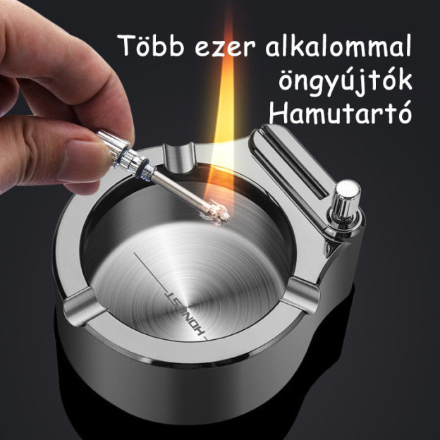 💥Retro fém hamutartó tízezer gyufa öngyújtó🔥