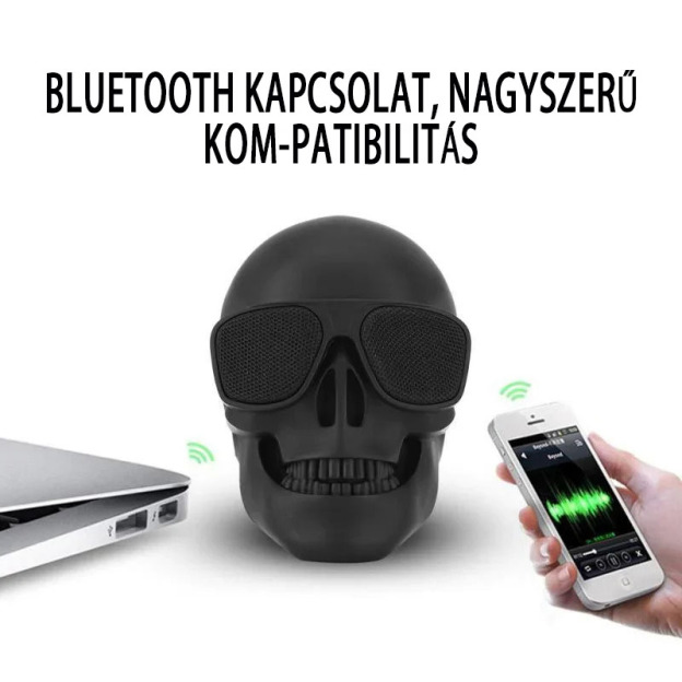 Halloween ajándék - Csontváz Bluetooth hangszóró