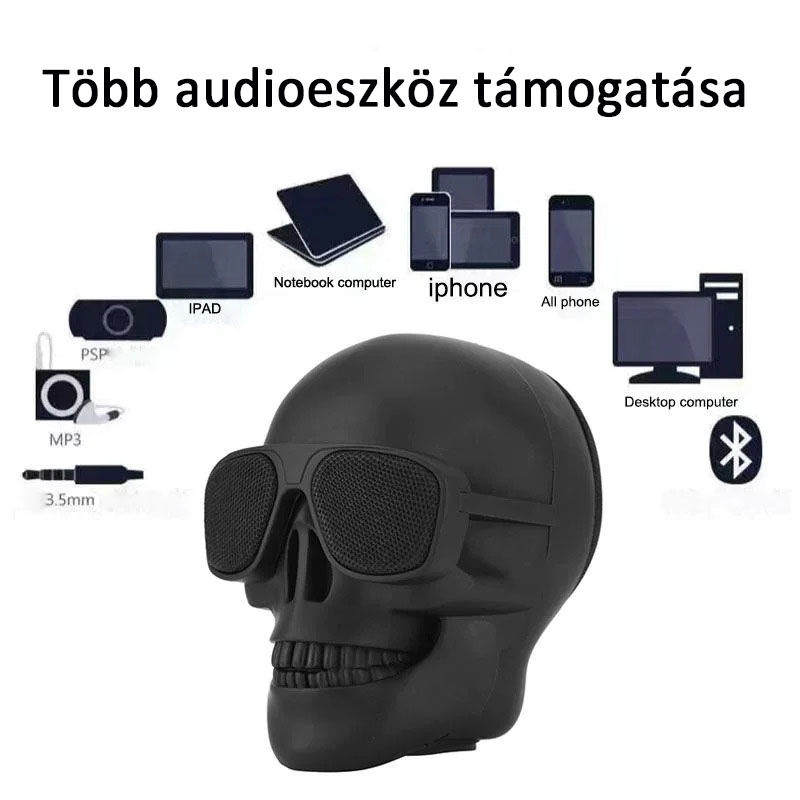 Halloween ajándék - Csontváz Bluetooth hangszóró