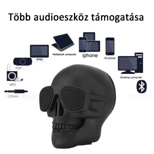 Halloween ajándék - Csontváz Bluetooth hangszóró