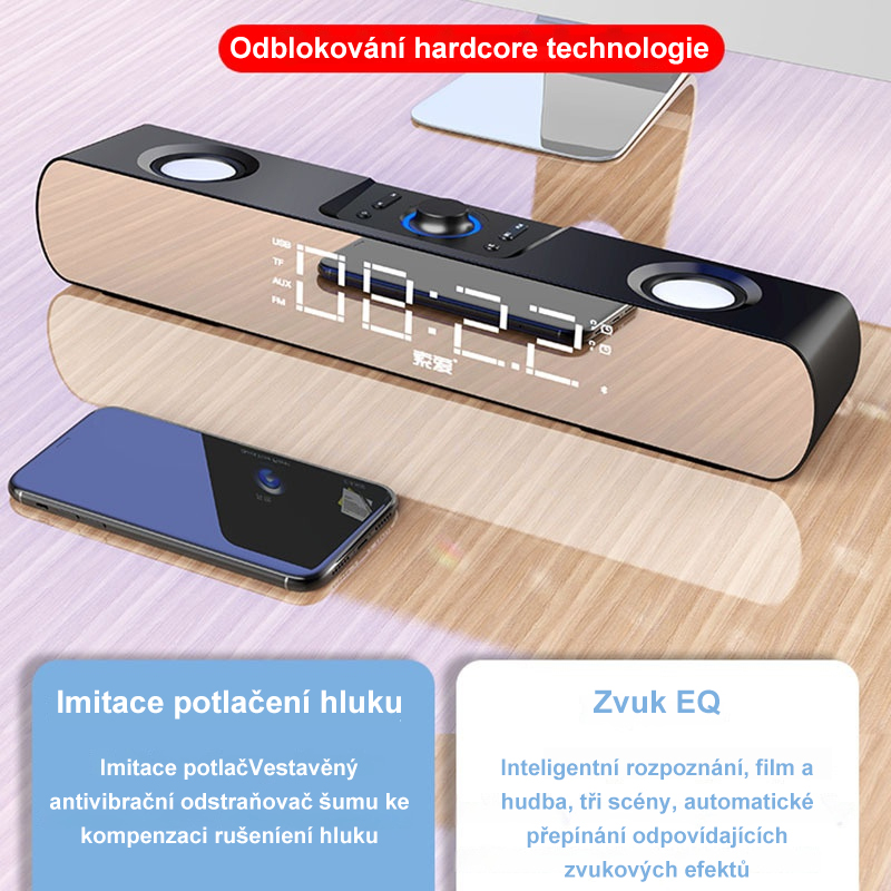 2023 NUEVO Bluetooth reproduktor SH16 Významné Značky Import Výkonný reproduktor se subwooferem 6D prostorovým zvukem