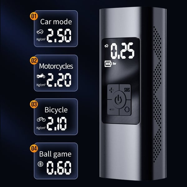 (2023 Nuevo Estilo) Bomba de Aire Portátil para Automóvil