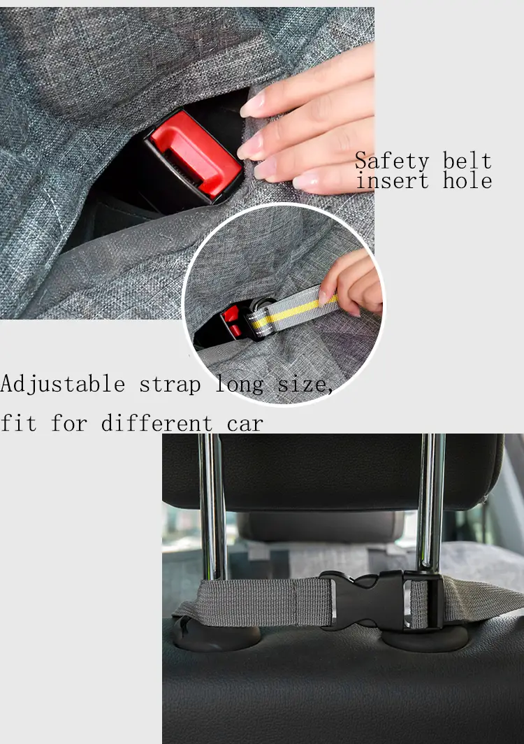 pets car dog cover back seat car hammock for dogs waterproof dog car seat cover for backseat details 8