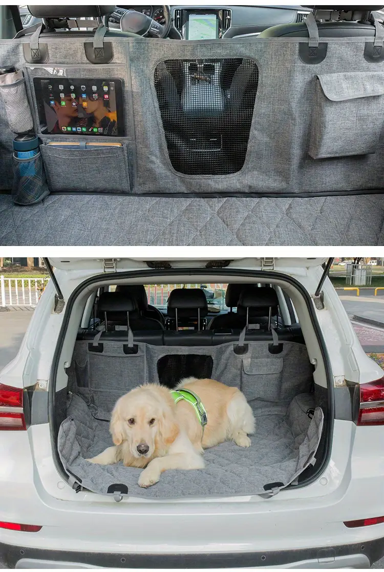 pets car dog cover back seat car hammock for dogs waterproof dog car seat cover for backseat details 3