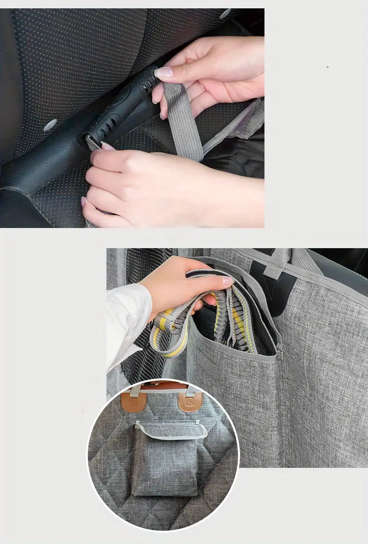 pets car dog cover back seat car hammock for dogs waterproof dog car seat cover for backseat details 9