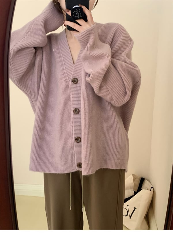 🧣V-izrez Casual Pleteni Cardigan V-izrez (BESPLATNA POŠTARINA)