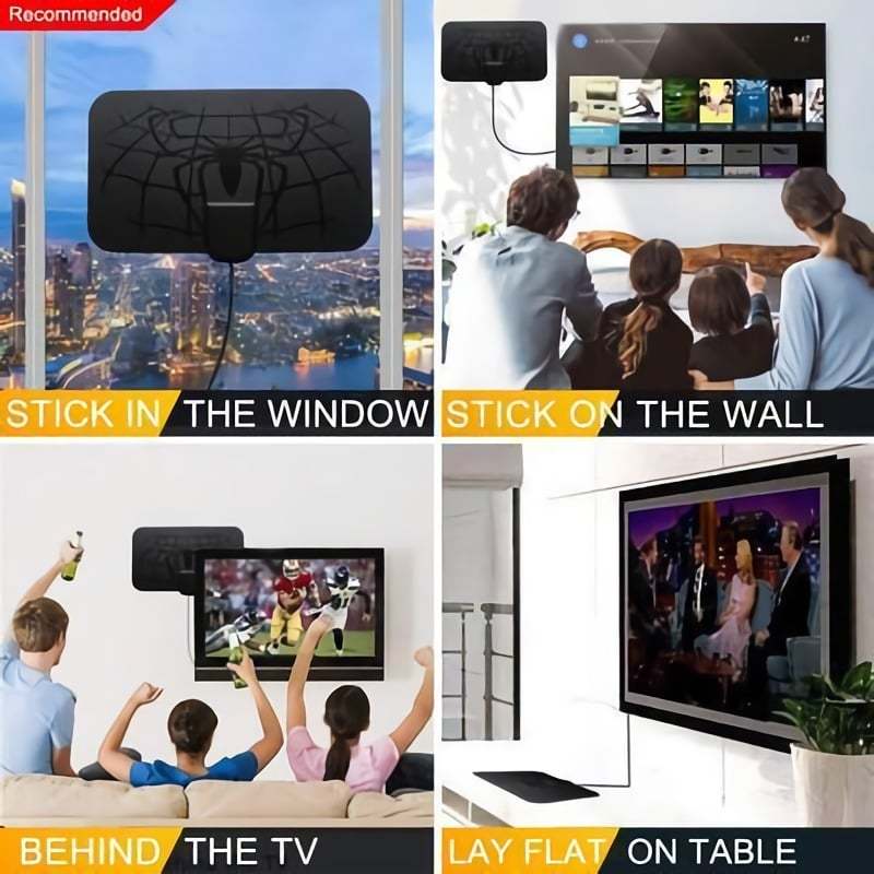 Uzorak pauka Nova HD 4K kabelska TV antena (5G čip koji se koristi širom svijeta)
