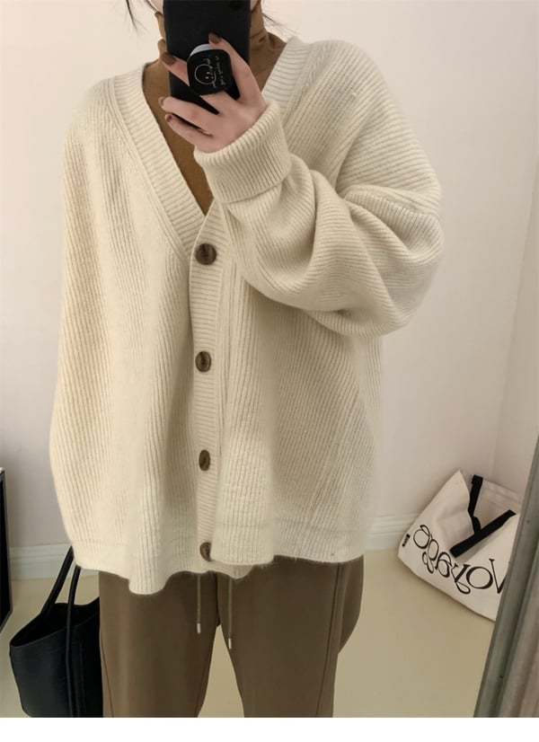 🧣V-izrez Casual Pleteni Cardigan V-izrez (BESPLATNA POŠTARINA)