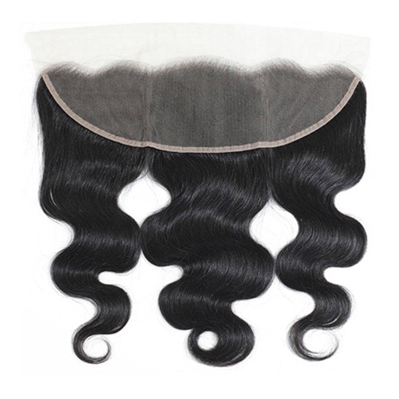 YMS Pre Plucked Swiss 13x4 Frontal Transparent HD Lace Ear To Ear Brazilian Human Hair Straight Body Wave Frontal