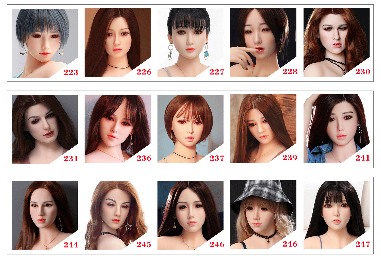 SY Doll Silicone Head-DreamLoveDoll