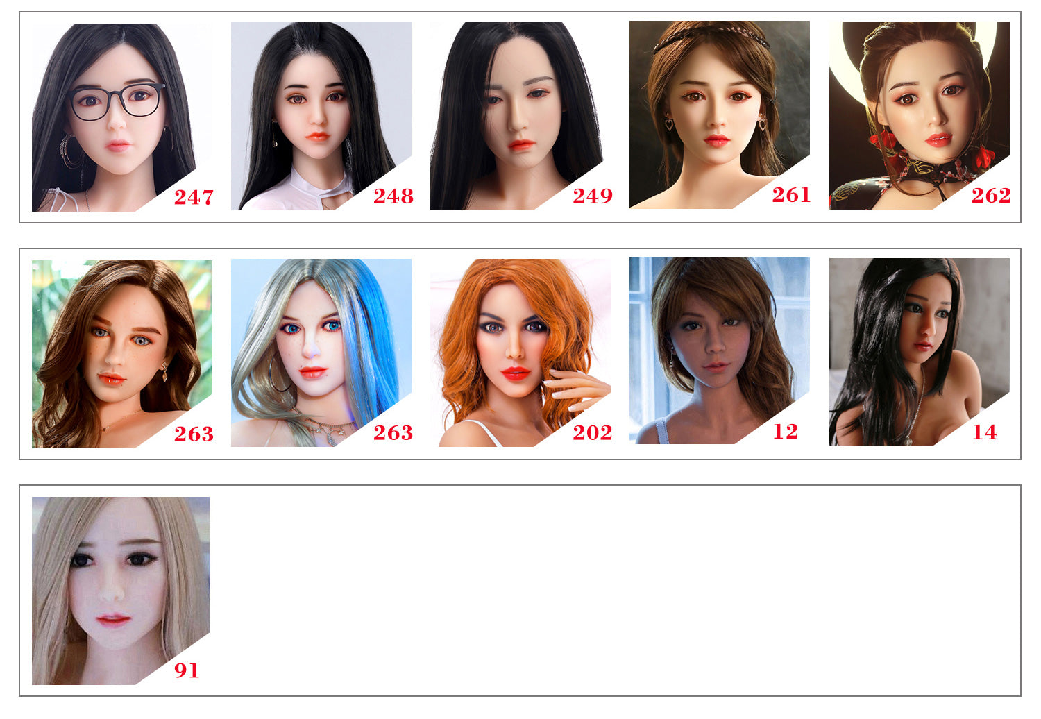 SY Doll Silicone Head-DreamLoveDoll