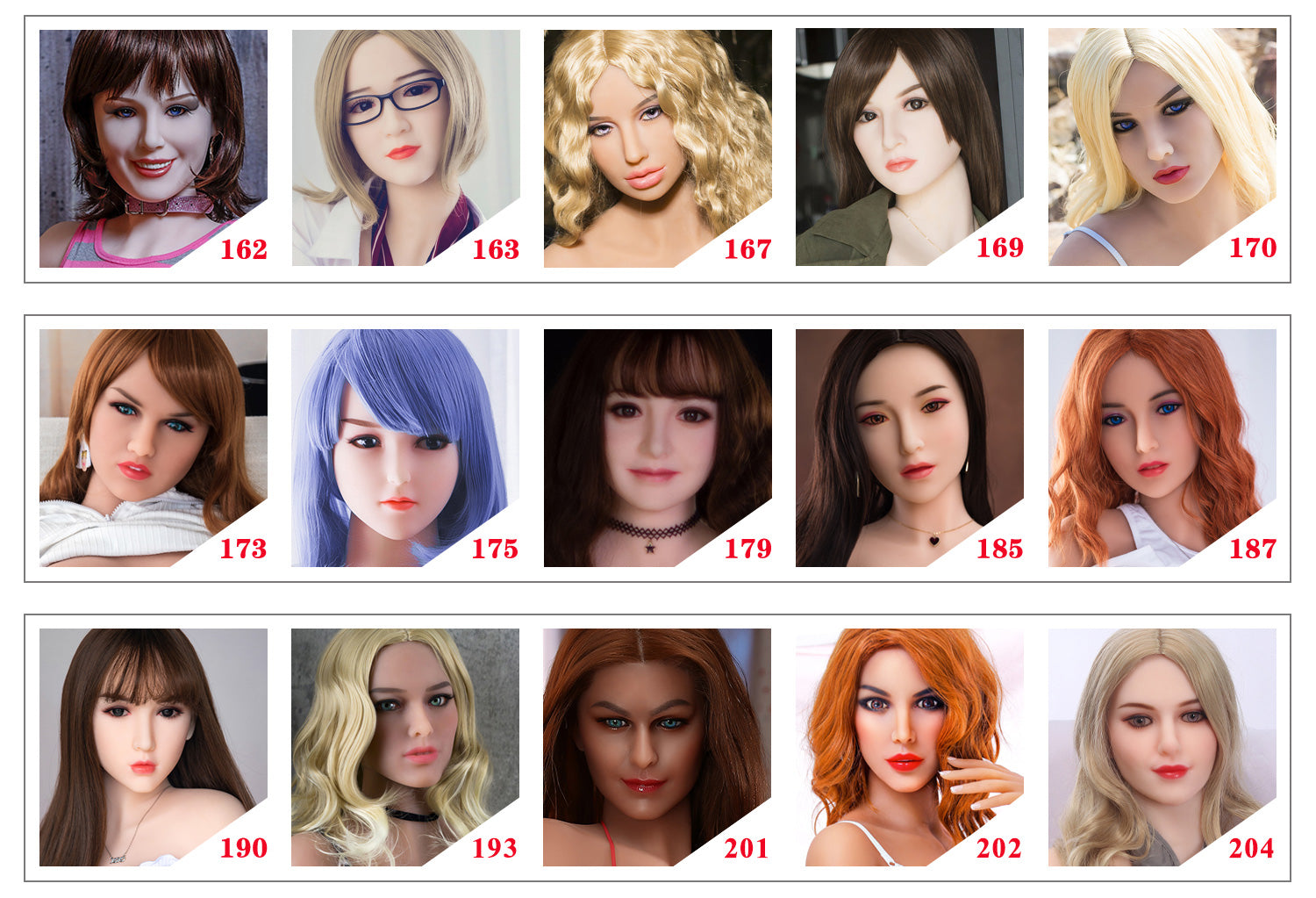 SY Doll TPE Head-DreamLoveDoll