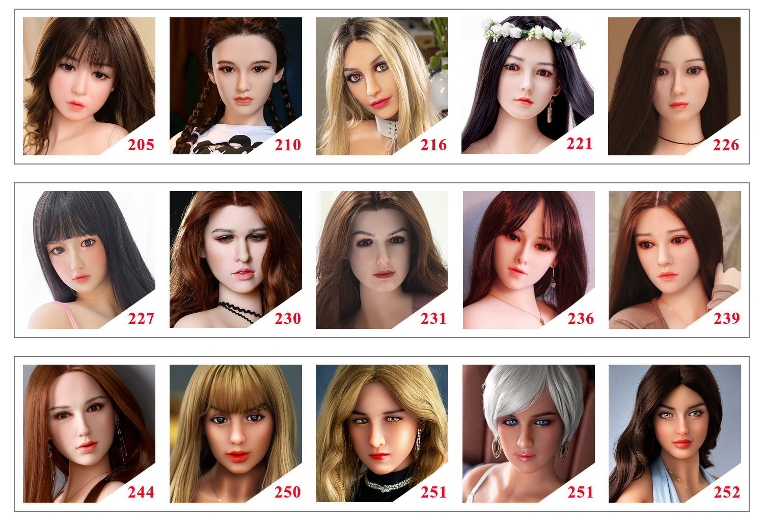 SY Doll TPE Head-DreamLoveDoll