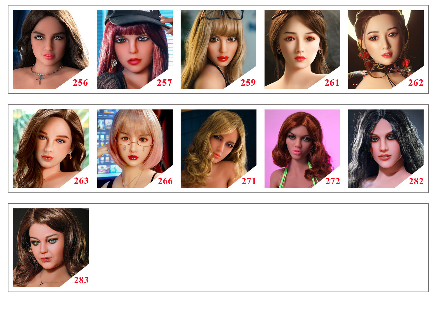 SY Doll TPE Head-DreamLoveDoll