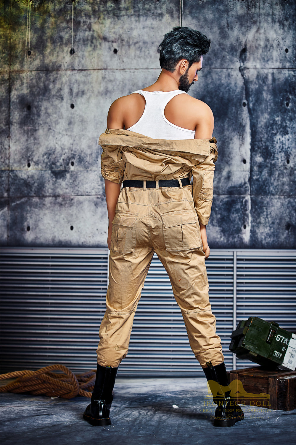 IronTech Male Doll 175cm. (5'9") Silicone Head #M2-DreamLoveDoll