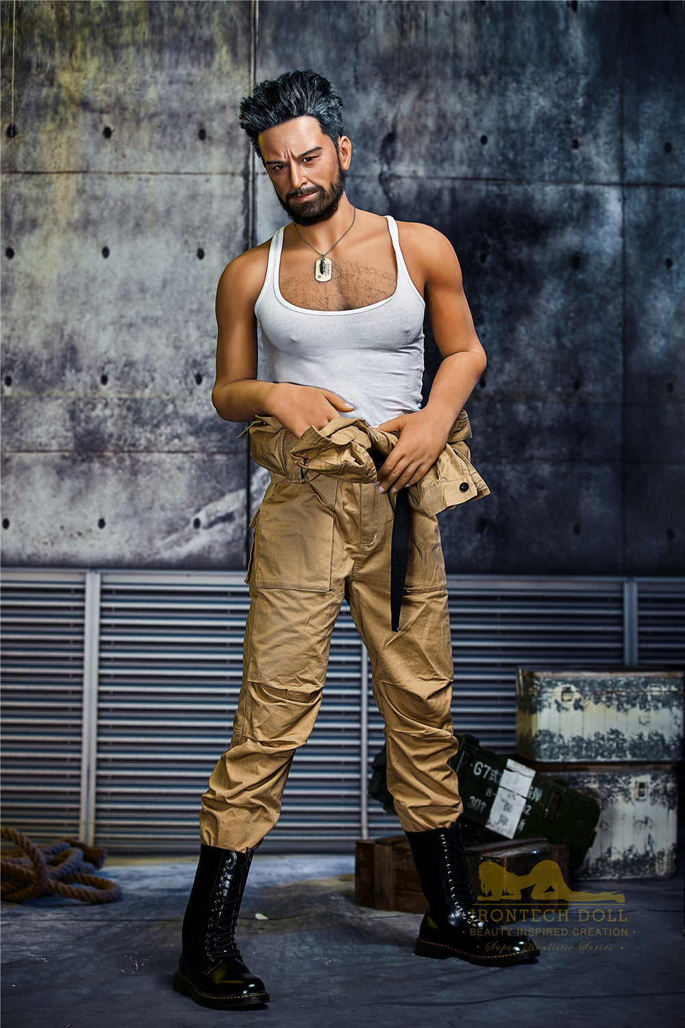 IronTech Male Doll 175cm. (5'9") Silicone Head #M2-DreamLoveDoll