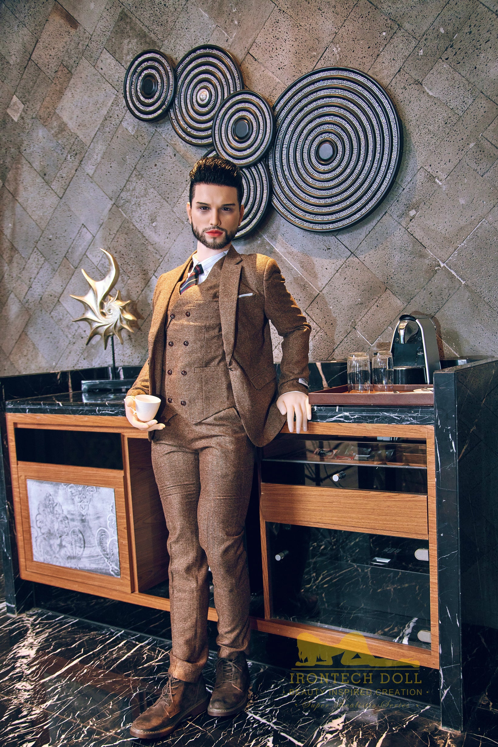 IronTech | Keith - 5Ft 4/162cm Male Sex Doll With Silicone Head-DreamLoveDoll