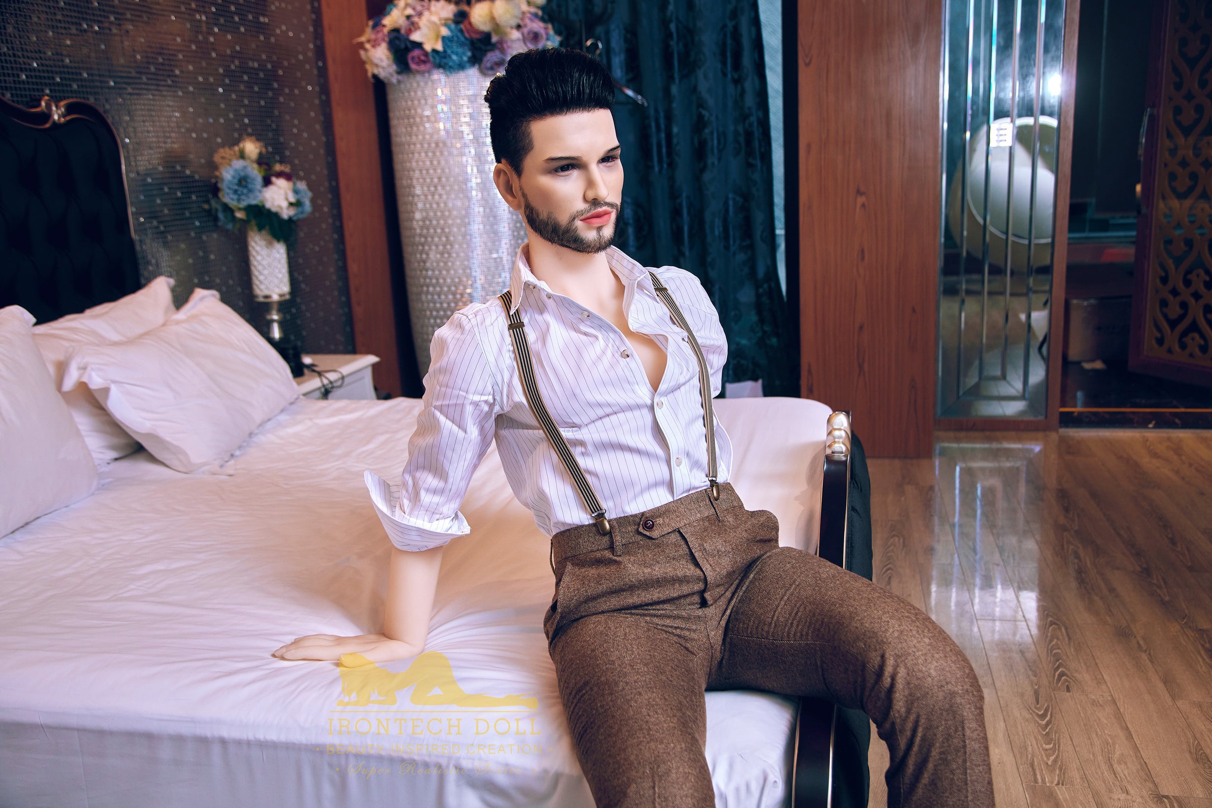 IronTech | Keith - 5Ft 4/162cm Male Sex Doll With Silicone Head-DreamLoveDoll